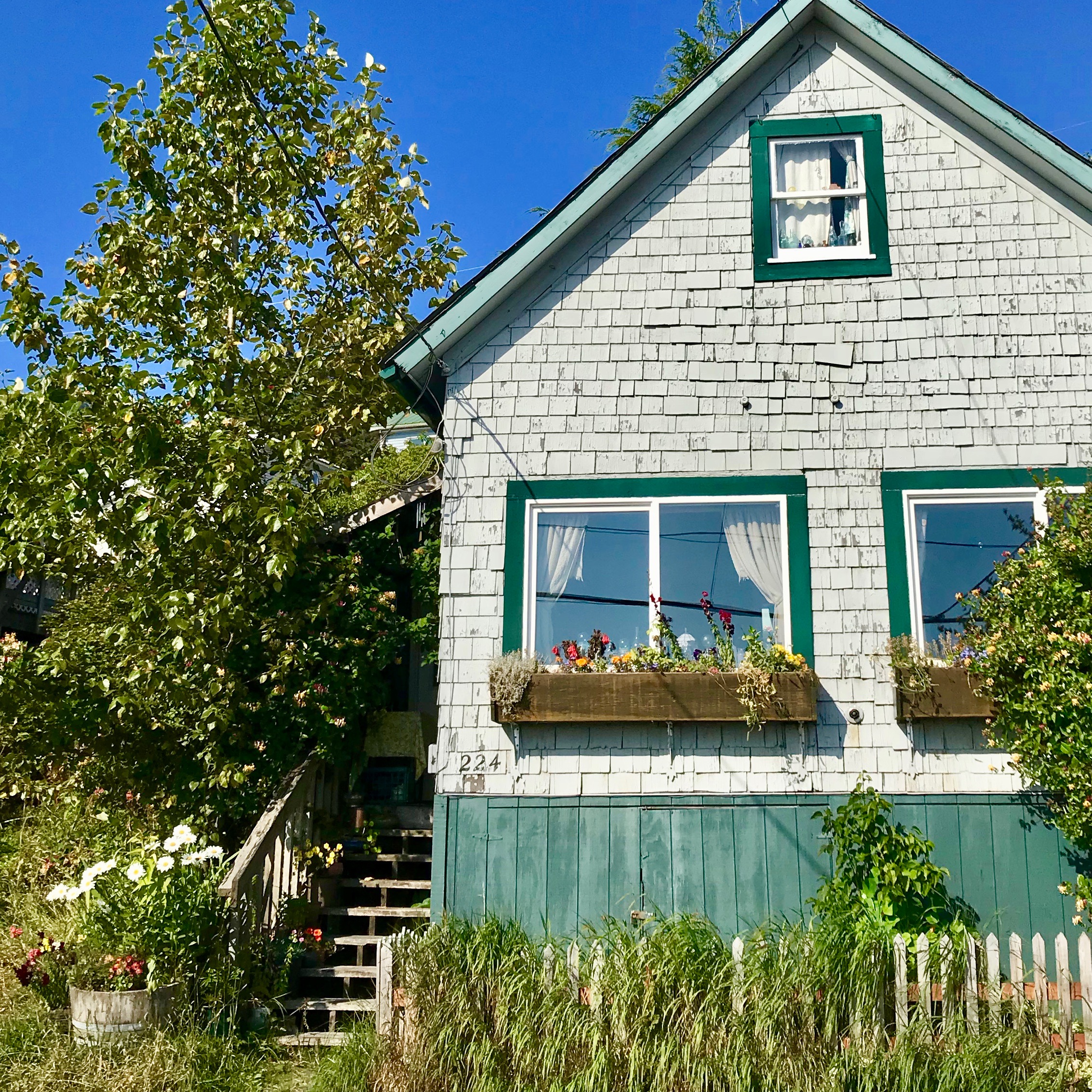 Local color abounds in Sitka, Alaska.