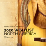 This is the title photo for the list of top 10 places to visit in North America and features a guitar and cowboy hat sitting on top of cowboy rope with a horseshoe below.