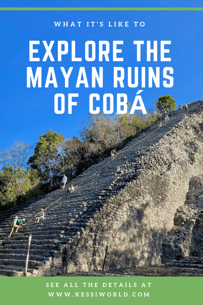 Find out what it's like to climb the limestone steps of the highest pyramid in the Mayan world in this spirited story of three hours in the jungles of Coba.