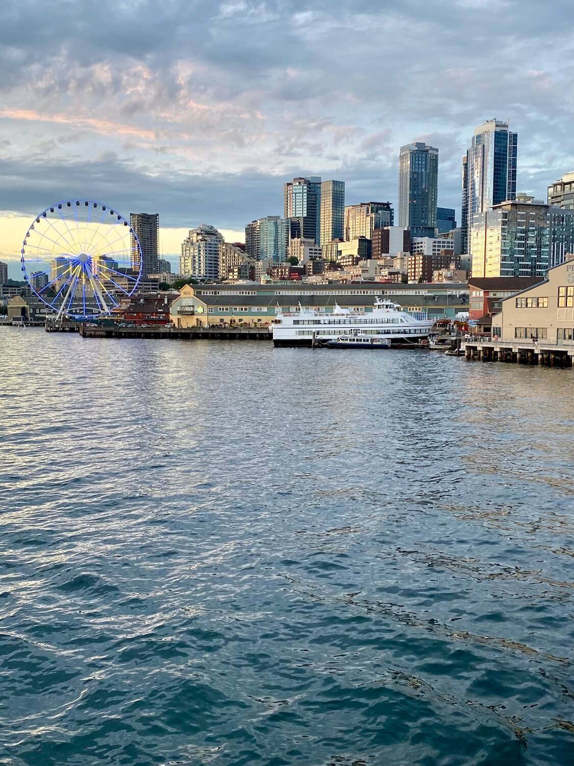 The waterfront of Downtown Seattle represents the Magician in the Major Arcana of the tarot.