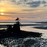 Sunset on the OREGON COAST.